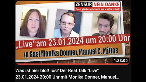 Was ist hier bloß los? 23.01.2024 mit Monika Donner, Manuel Mittas zu Gast bei Thorsten ZND