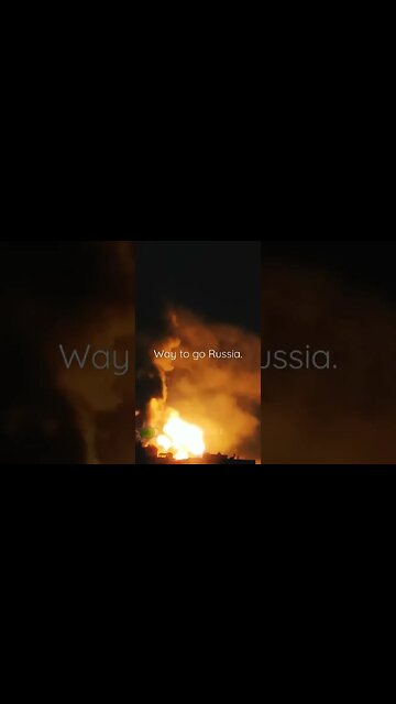 Footage of powerful explosions in Odessa