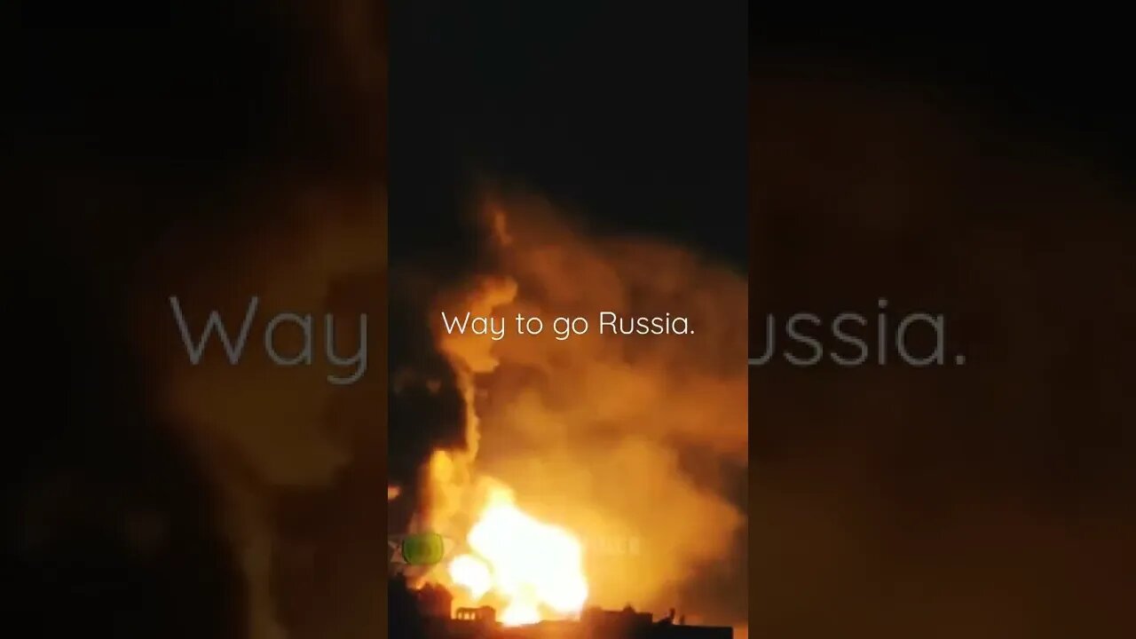 Footage of powerful explosions in Odessa