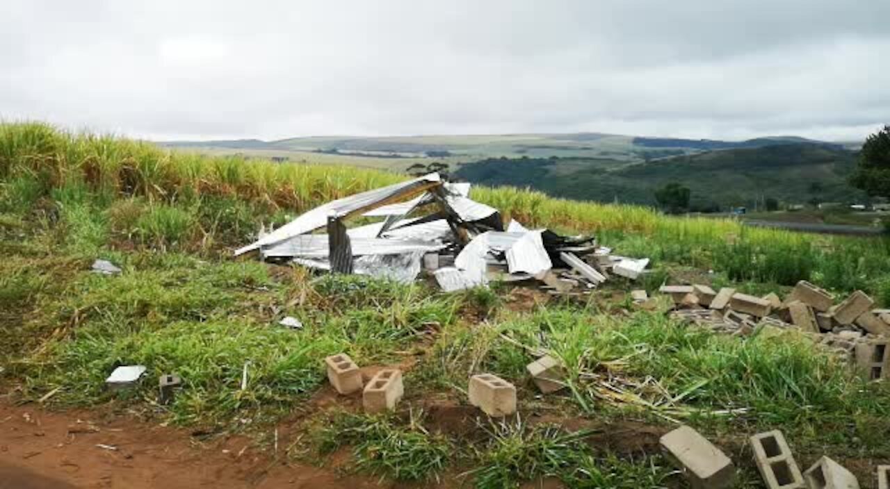 SOUTH AFRICA - Durban - Verulam houses demolished on the farms (Videos) (gqh)