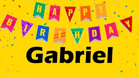 Happy Birthday to Gabriel - Birthday Wish From Birthday Bash