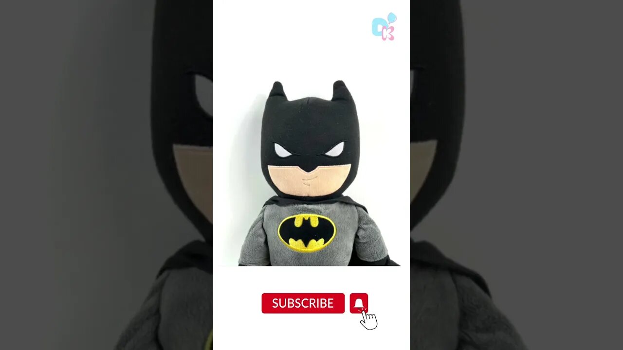 DC Justice League 8″ Small Batman Plush! Link in Description! #shorts