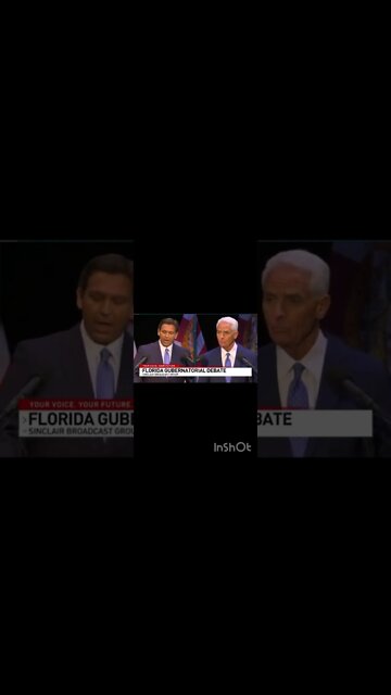 Ron DeSantis calls Charlie Crist “Old, worn out donkey” in Debate #shorts #florida #desantis