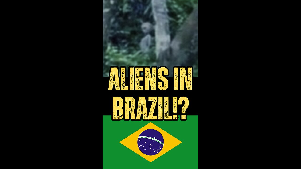 👽🌳 Unearthly Sighting: Alien in the Brazilian Jungle Captured on Film 🎥