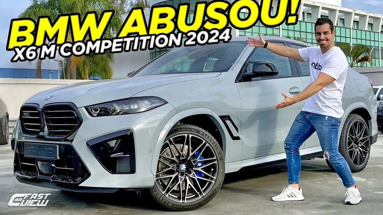 NOVA BMW X6 M COMPETITION 2024 COM NOVO MOTOR V8, DESIGN REFORMULADO E COM INTERIOR ESPETACULAR!