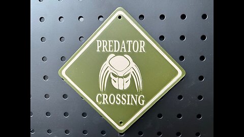 Predator Crossing Sign