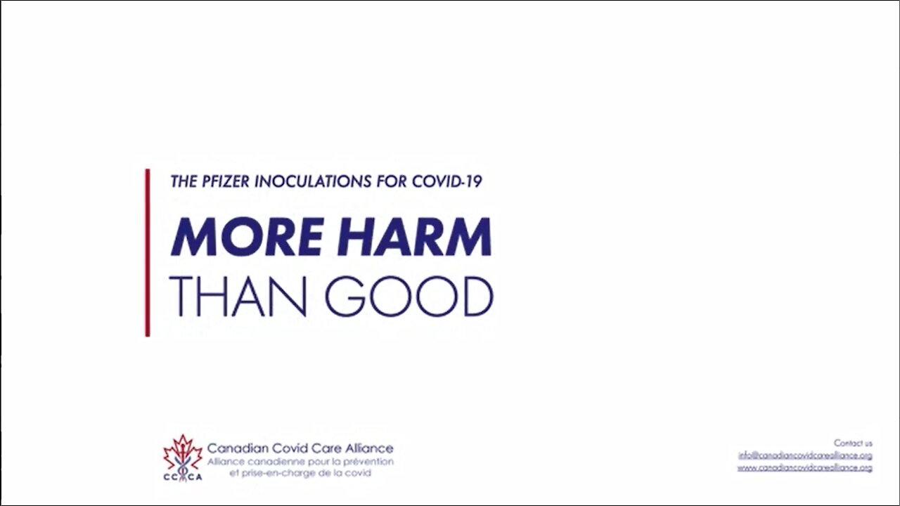 Pfizer Inoculations For COVID 19 - More Harm Than Good