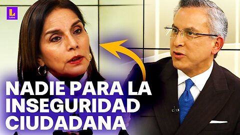 Patricia Juárez sobre aumento de la delincuencia: "El poco interés nos está pasando factura"