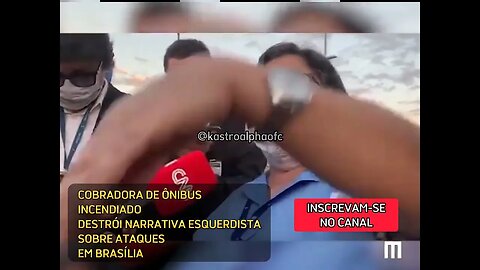 MANIFESTAÇÕES VIOLENTAS DE BRASÍLIA FORAM CAUSADAS POR INFILTRADOS ANTI-BOLSONARO, AFIRMA COBRADORA