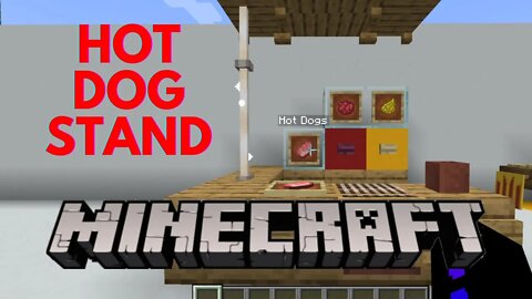 Minecraft: Hot Dog Stand