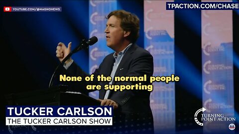 Tucker Carlson just got a standing ovation at the Trump rally [clip]