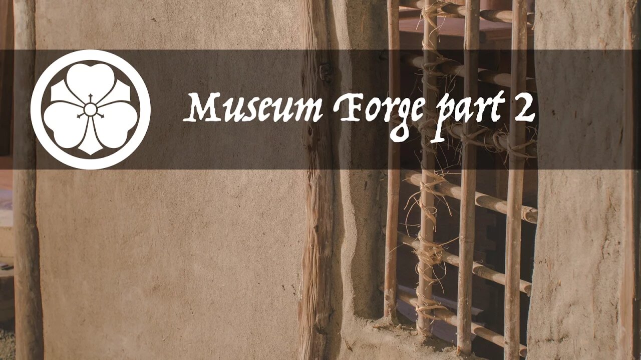 Museum Forge part 2/7 - natural earthen tsuchikabe fuigo wall