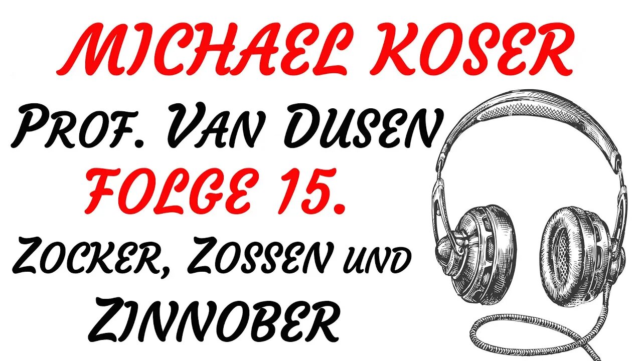 KRIMI Hörspiel - PROFESSOR VAN DUSEN - Folge 15 - ZOCKER, ZOSSEN UND ZINNOBER (1980) - TEASER