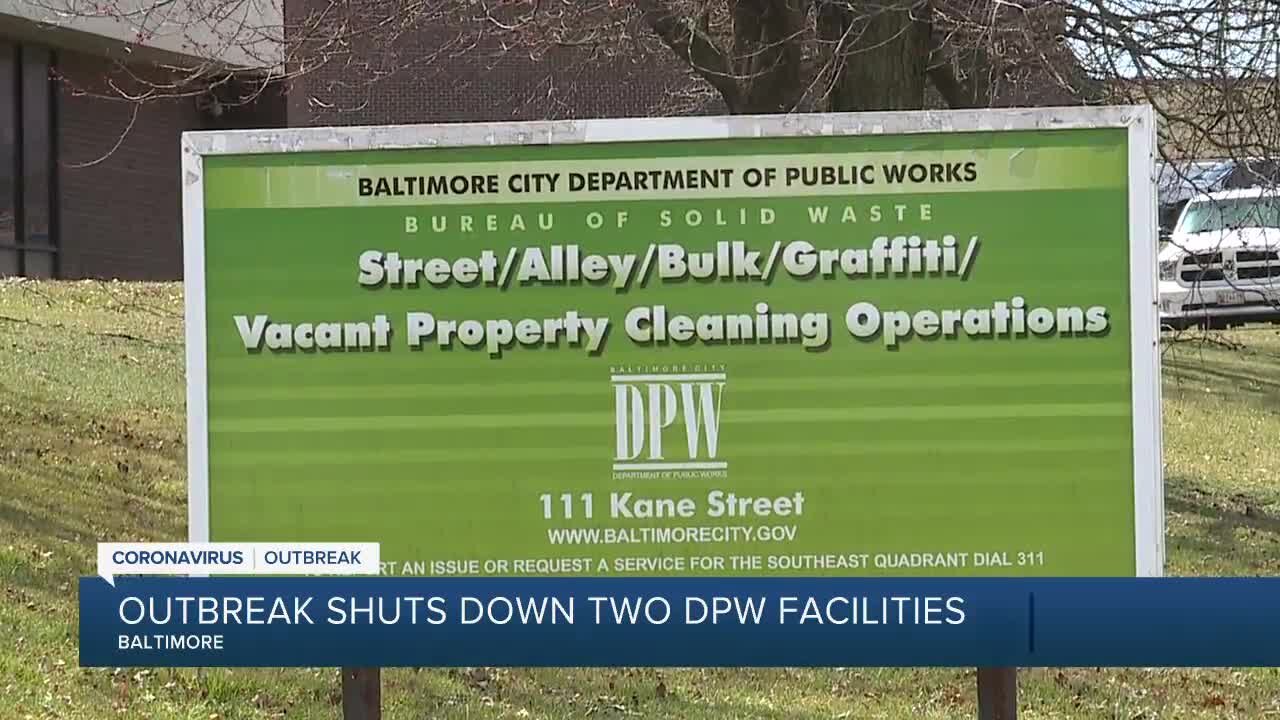 Outbreak shuts down two DPW facilities