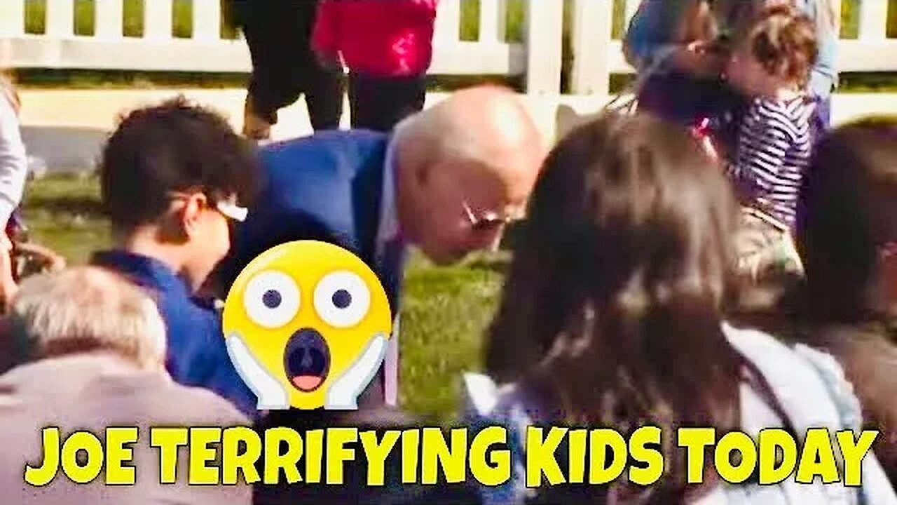 Child Cries in HORROR as Joe Biden Approaches during Today’s White House Easter Egg Roll 😱