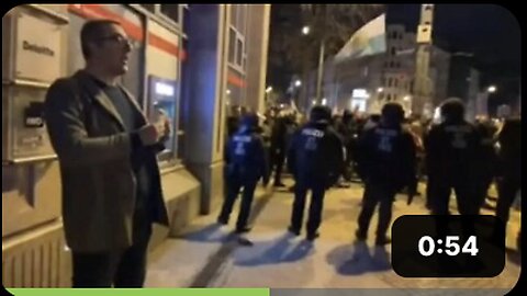 System pigs arrest man saying "I am a Christian" in Magdeburg, Germany