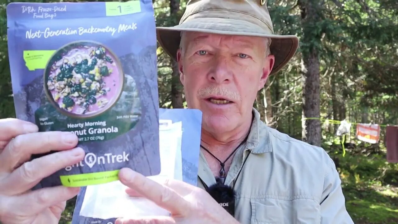 RightOn Trek Hearty Morning Coconut Granola & Cranberry and Walnut Oatmeal