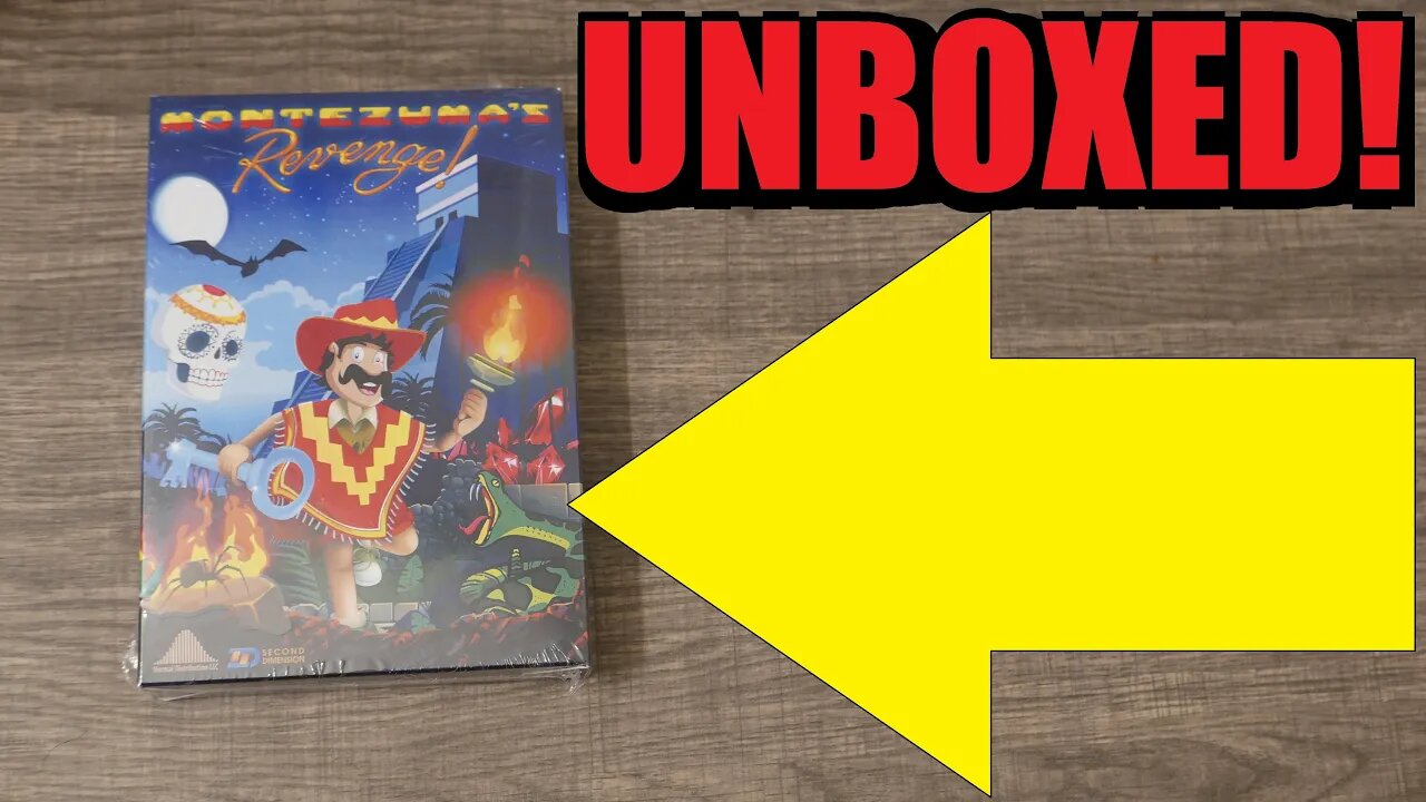 Unboxing a BRAND NEW NES GAME in 2023! (Montezuma's Revenge)