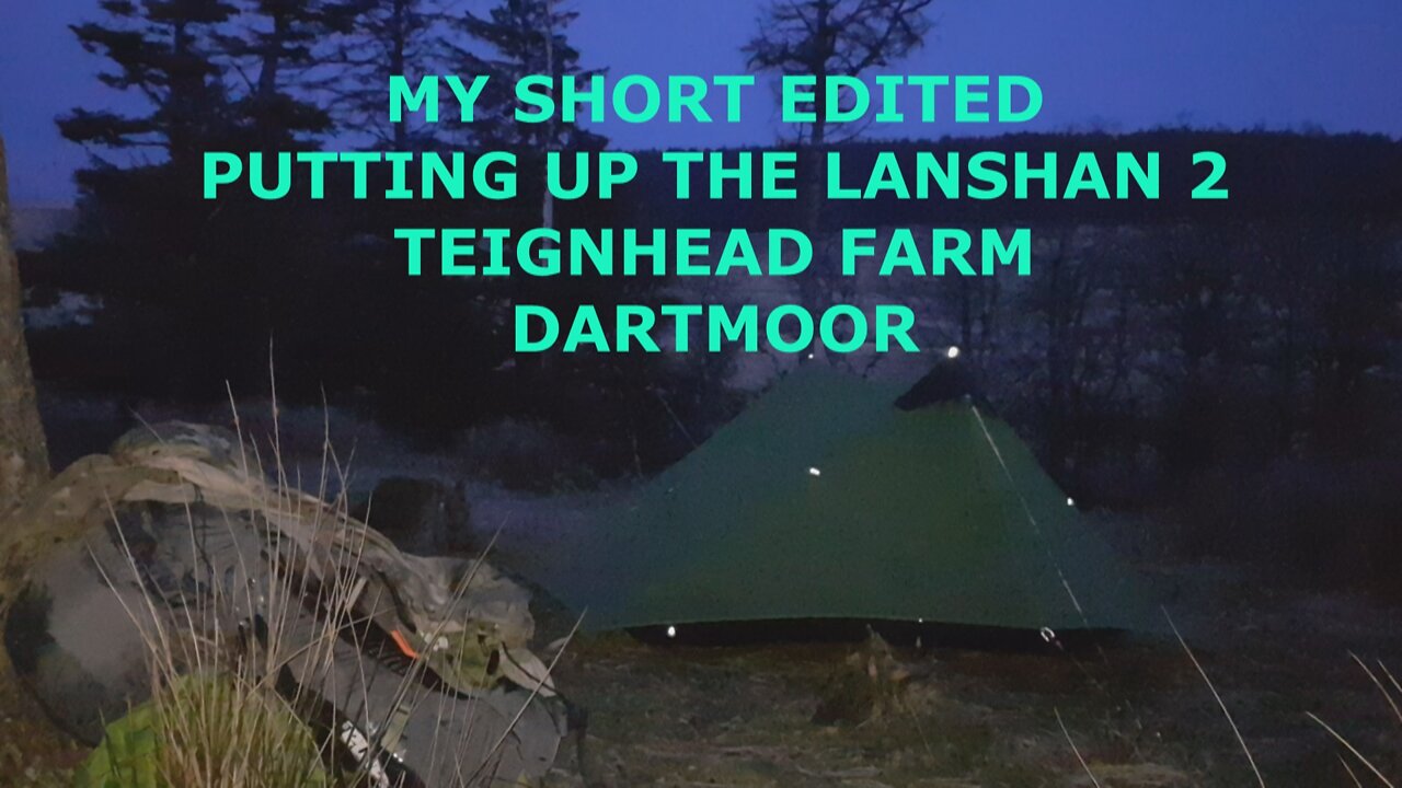 Summary of a edited video short of a hike to a wildcamp