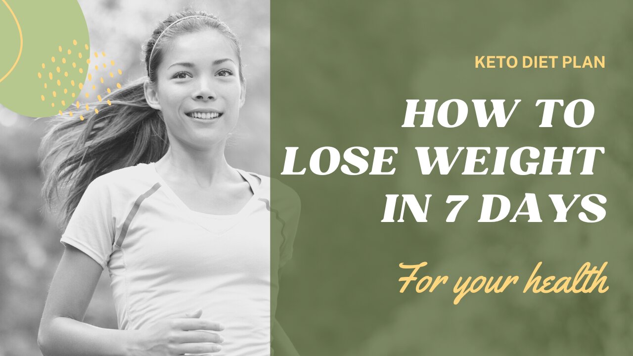 7 Day Keto Diet Plan to Lose Weight!