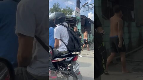 Filipino Province Traffic #shorts #motorcycles #travel #philippines