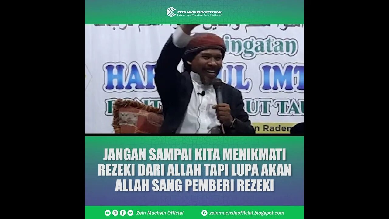 Lupa Kepada Allah Karena Bantuan Pemerintah - Ustadz Zein Muchsin