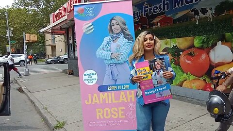 Early Voting with NYC city council District 42 Candidate Jamiliah Rose 6/20/23