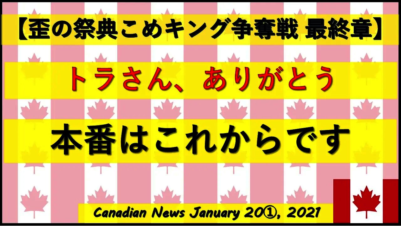 【米大統領選挙】トラさんありがとう 闘いはこれから