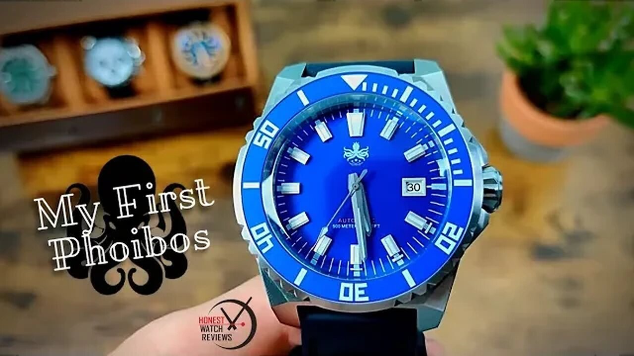 🐙 Phoibos Leviathan PY032B 🐙 500m Diver Microbrand Honest Watch Review #HWR