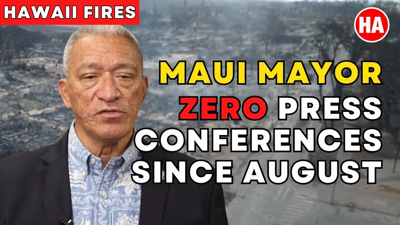 MAUI MAYOR BISSEN IS MISSIN'! (HIDING FROM THE TRUTH??)