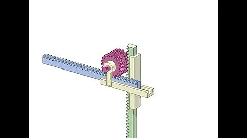3332 Application of rack pinion mechanism 3