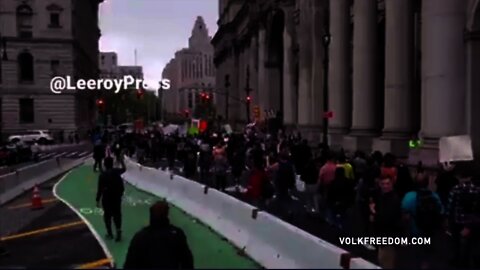 Anti Vax-Mandate Protests in New York