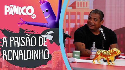 Vampeta sobre prisão de Ronaldinho: 'Tem gato no saco'