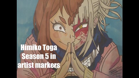 Sketching and drawing Himiko Toga!