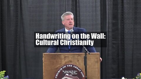 Handwriting on the Wall: Cultural Christianity