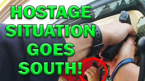 Human Shield Does Not Survive Hostage Situation On Video! LEO Round Table S07E36b