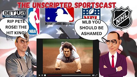 Unscripted Sportscast: RIP PETE ROSE Jayden Daniels is him, while Joe Flacco is back
