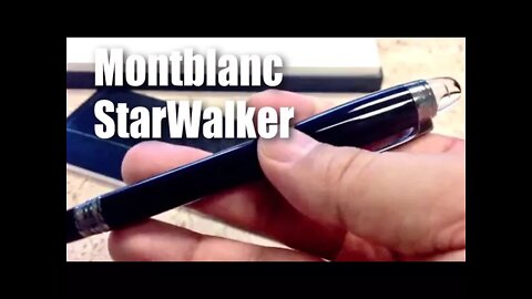 Montblanc StarWalker Resin Fineliner Midnight Black Pen Writing Instrument (105656) review