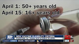Gov. Newsom announces new vaccine eligibility