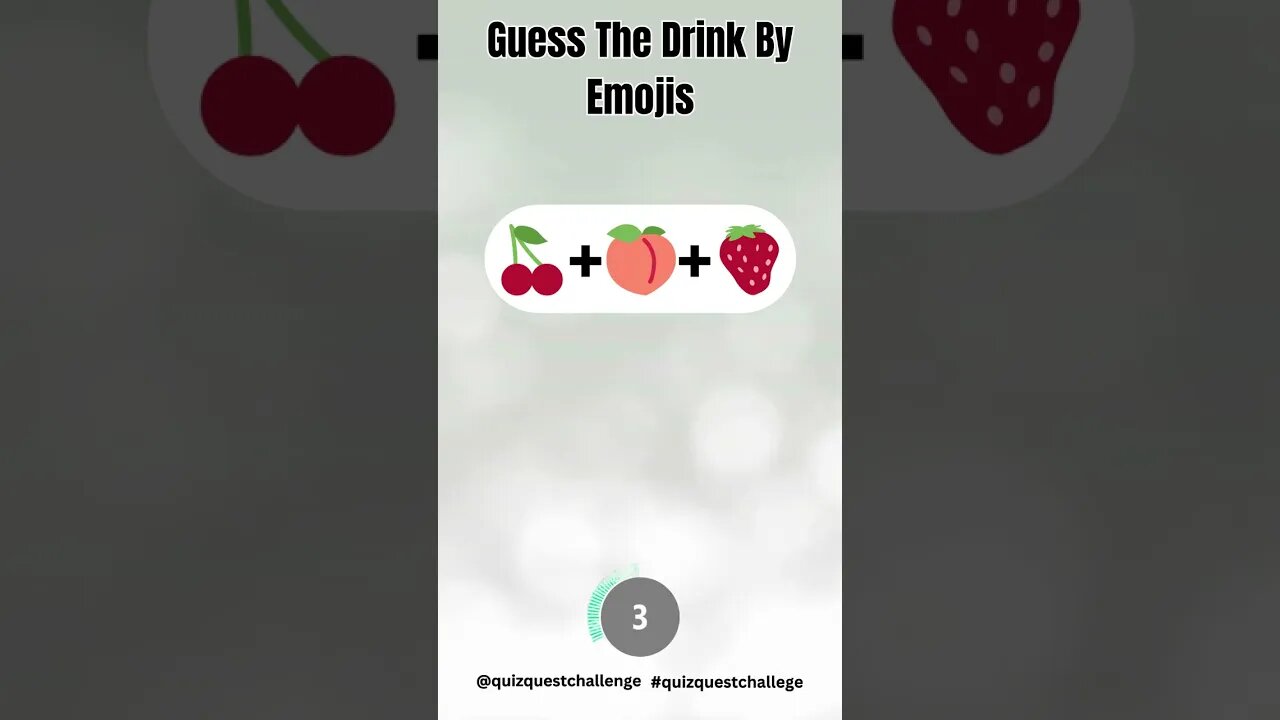 Guess the Drink by Emojis #shorts