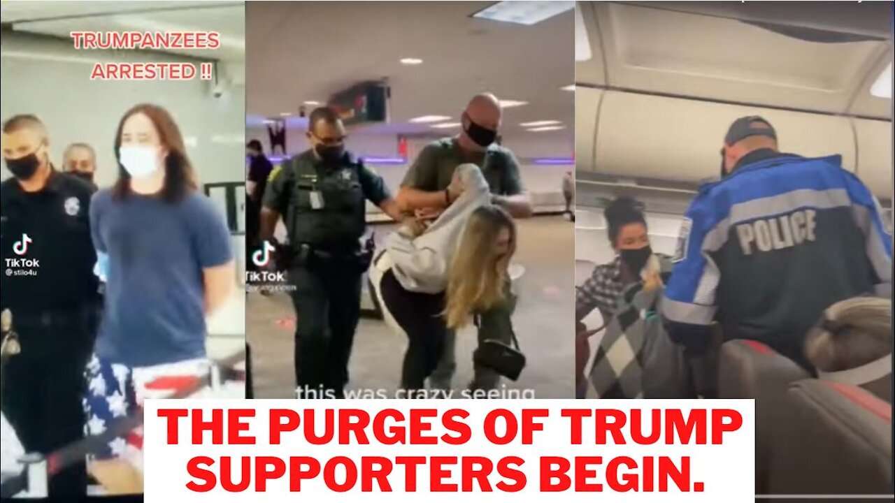 Trump Supporters Put On No-Fly List For Going To Stop The Steal Protest!