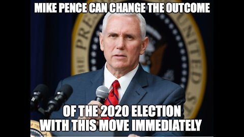 Huge:VP Pence could change election outcome this Wednesday.Does he have what it takes to do it?