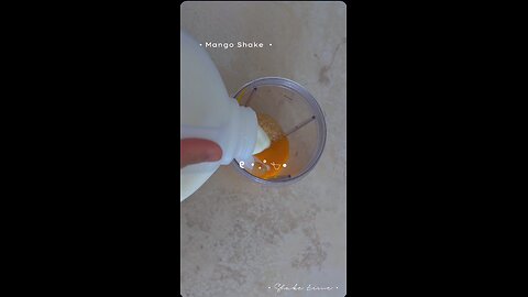 Mango Shake Recipe