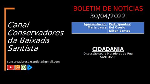 Boletim de Noticias - 2022.04.30