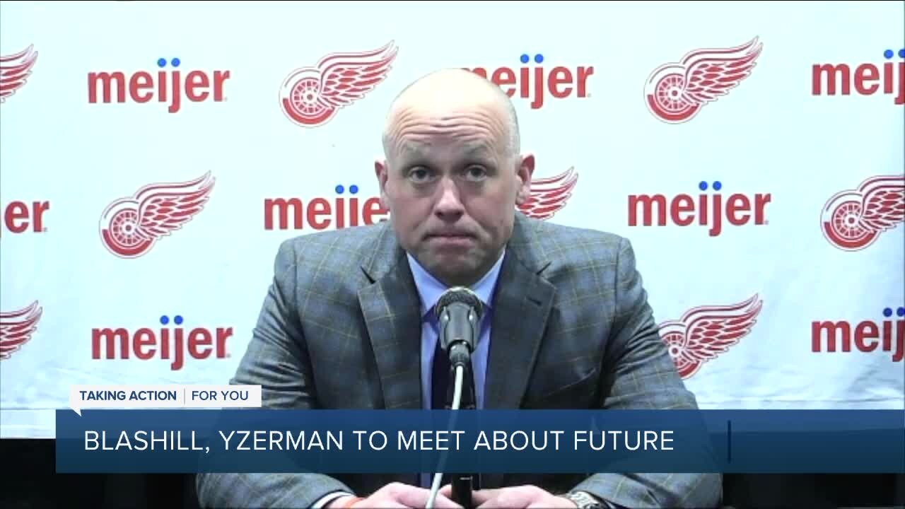 Blashill, Yzerman to meet about future