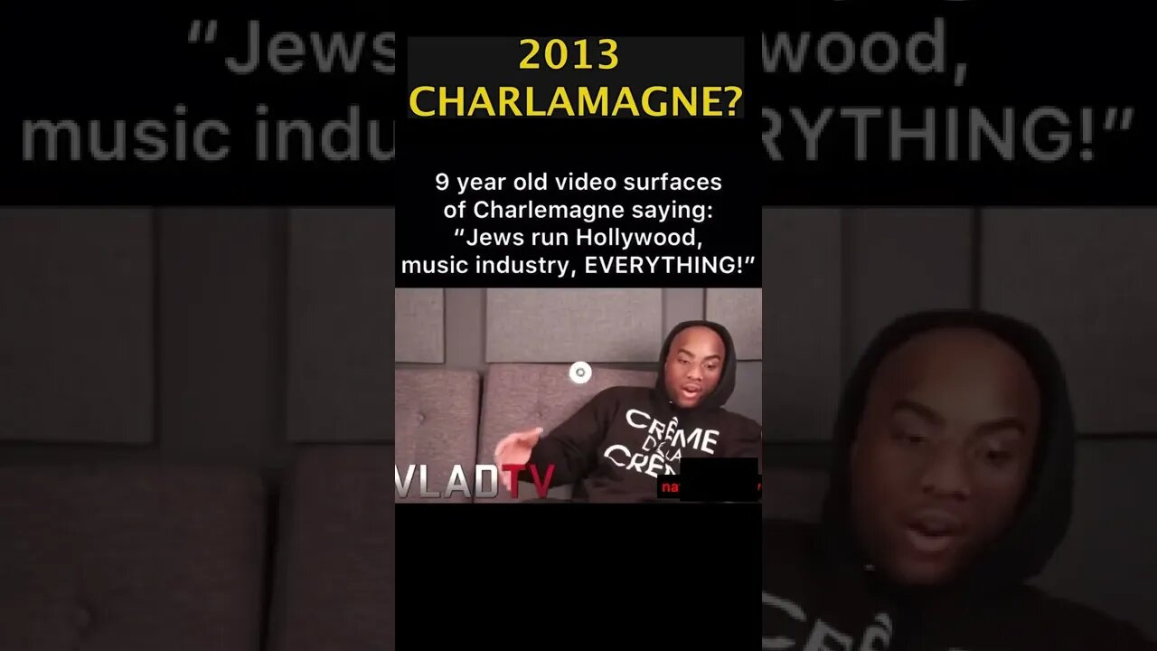 Charlamagne Tha God CLAIMS That J3ws "RUN EVERYTHING" and Are POWERFUL! #shorts