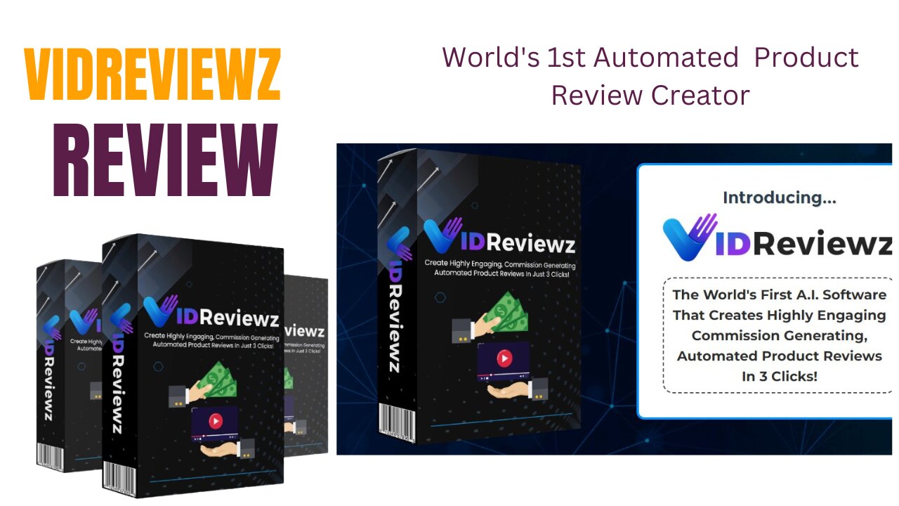 VidReviewz - World's 1st Automated Product Review Creator
