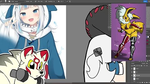 Gura Drawin'