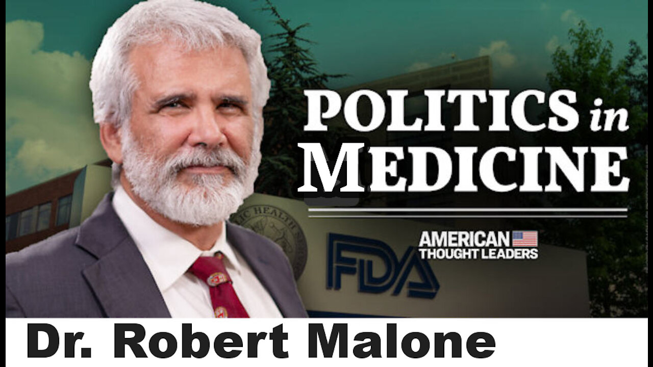 Dr. Robert Malone: Alternative Treatments 'Withdrawn for Political Reasons'