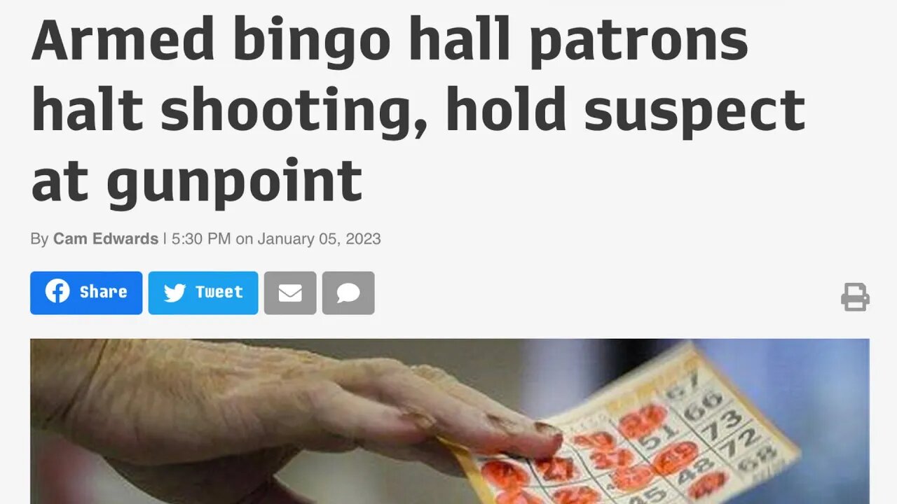 Florida man stopped from doing more damage at BINGO hall! #pewpew #colionnoir #safety #floridaman